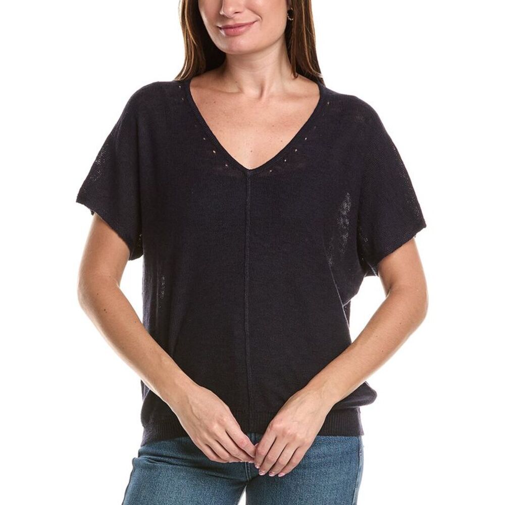 Michael Stars Womens Nina Linen-Blend Sweater